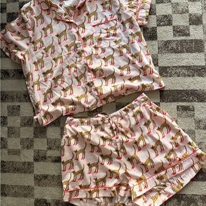 Animal Print Women's Pajama Set